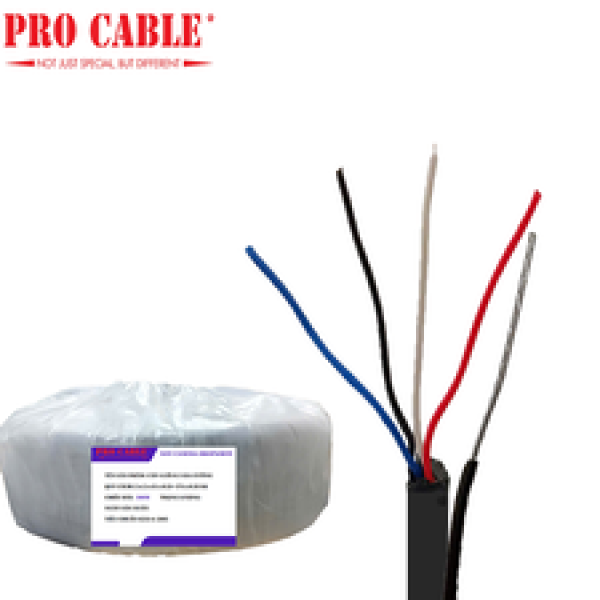 DÂY CAMERA PRO CABLE CÁP 4 LÕI 0.5 GIA CƯỜNG 300m