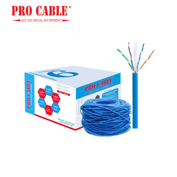 Cáp mạng Cat6 UTP Pro Cable - Chính Hãng, Tốc Độ Cao, Hiệu Năng Vượt Trội