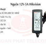 Nguồn 12V-5A Hikvision