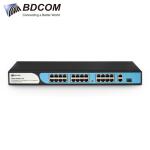 Switch PoE BDCOM S1200-24P2G1S-370
