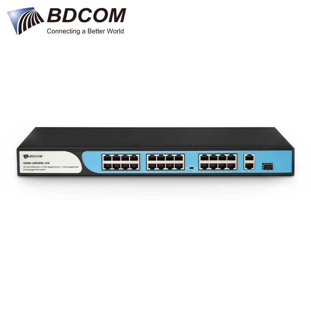 Switch PoE BDCOM S1200-24P2G1S-370
