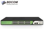 Switch PoE BDCOM S1500-24P2S-370 - 24 Cổng Gigabit PoE+ + 2 Cổng Gigabit SFP