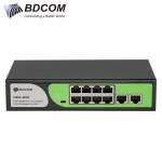 Switch PoE BDCOM S1500-8P2G - 8 Cổng Gigabit PoE + 2 Cổng Gigabit Uplink RJ45