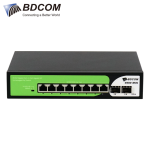 Switch PoE BDCOM S1500-8P2S - 8 Cổng Gigabit PoE + 2 Cổng Gigabit SFP