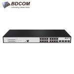 Switch PoE BDCOM S2500-16P4S - 16 Cổng Gigabit PoE+ + 4 Cổng Gigabit SFP L3-lite Managed Switch
