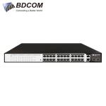 Switch PoE BDCOM S2500-24P2G2S-W - 24 Cổng Gigabit PoE+ + 2 Cổng Gigabit RJ45 + 2 Cổng Gigabit SFP Cloud Managed Switch