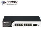 Switch PoE BDCOM S2500-8P2S-W - 8 Cổng Gigabit PoE+ + 2 Cổng Gigabit SFP Cloud Managed Switch