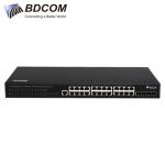 Switch PoE BDCOM S2900-24P4Xv1 - 24 Cổng Gigabit PoE+ + 4 Cổng 10G SFP+ L3-lite Managed Switch