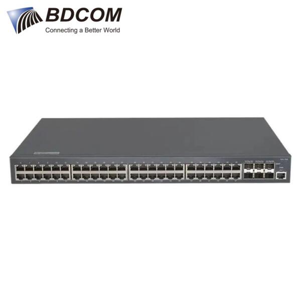 Switch PoE BDCOM S2900-48P6X-760 - 48 Cổng Gigabit PoE+ + 6 Cổng 10G SFP+ L3-lite Stackable Managed Switch
