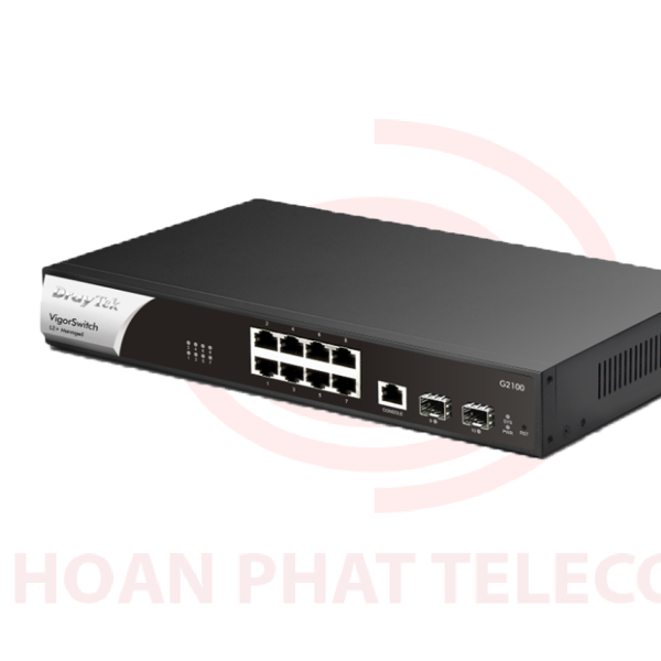 VigorSwitch G2100 - 8 Port Gigabit L2+ Managed Switch