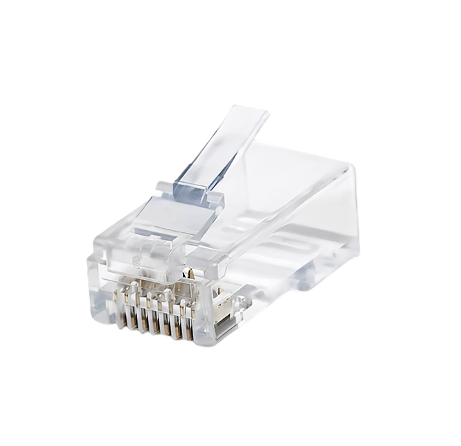 Đầu bấm mạng xuyên thấu RJ45 Cat5 UTP, chân Crom hãng