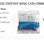 CS - Đầu Bấm Mạng MODULAR PLUG RJ45 8P/8C  COMMSCOPE CAT6 UTP (MÀU XANH)