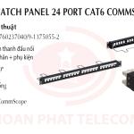 Patch panel cat6 24p Commscope chính hãng