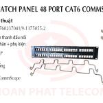 Patch Panel CAT6E 48 PORT CAT6 COMMSCOPE Chính hãng, giá tốt.