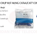 CS - Đầu Bấm Mạng MODULAR PLUG RJ45 8P/8C  COMMSCOPE CAT6A (MÀU XANH)