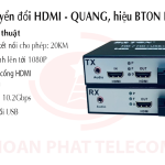 Bộ chuyển đổi HDMI - QUANG, BT-HDMI-T/R