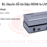 BỘ CHUYỂN ĐỔI TÍN HIỆU HDMI TO LAN 120M - KVM PRO L120