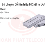 BỘ CHUYỂN ĐỔI TÍN HIỆU HDMI TO LAN KVM PRO L200