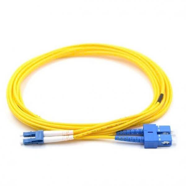 Fiber patch cord 9/125um, Single-mode, Duplex, SC/LC, 3M