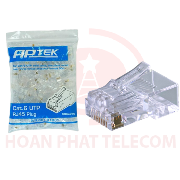 Hạt mạng RJ45 APTEK UTP Cat.6