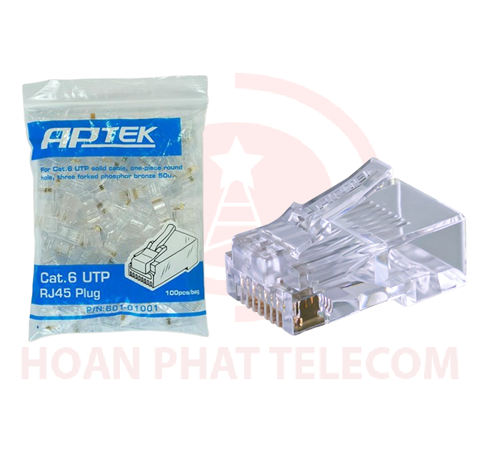 Hạt mạng RJ45 APTEK UTP Cat.6