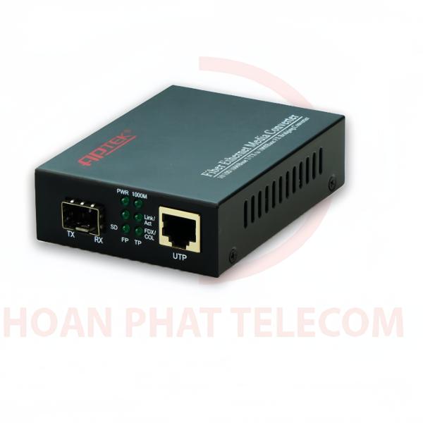 APTEK AP110-20S - SFP Slot Gigabit Media Converter