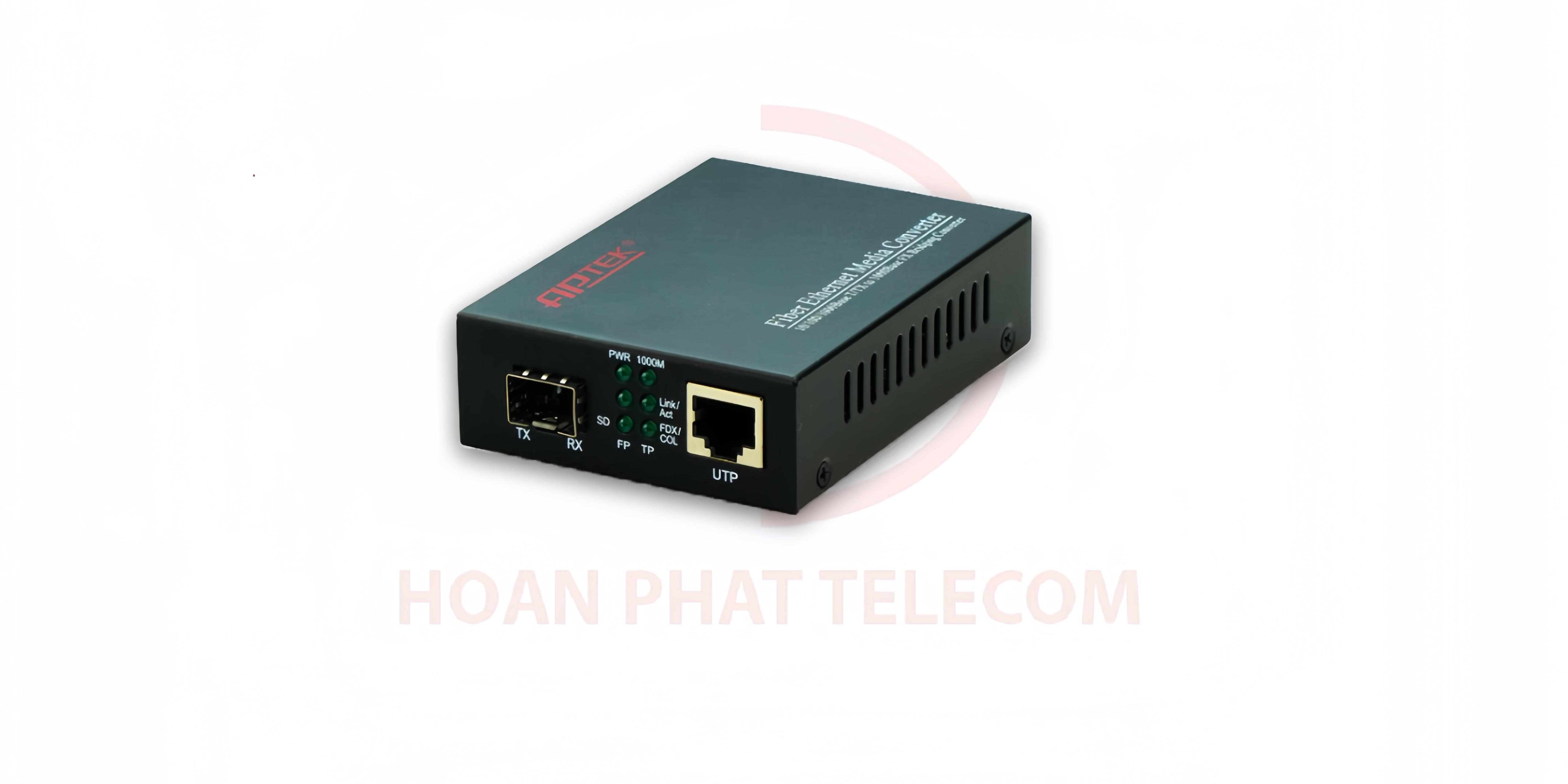 APTEK AP110-20S - SFP Slot Gigabit Media Converter