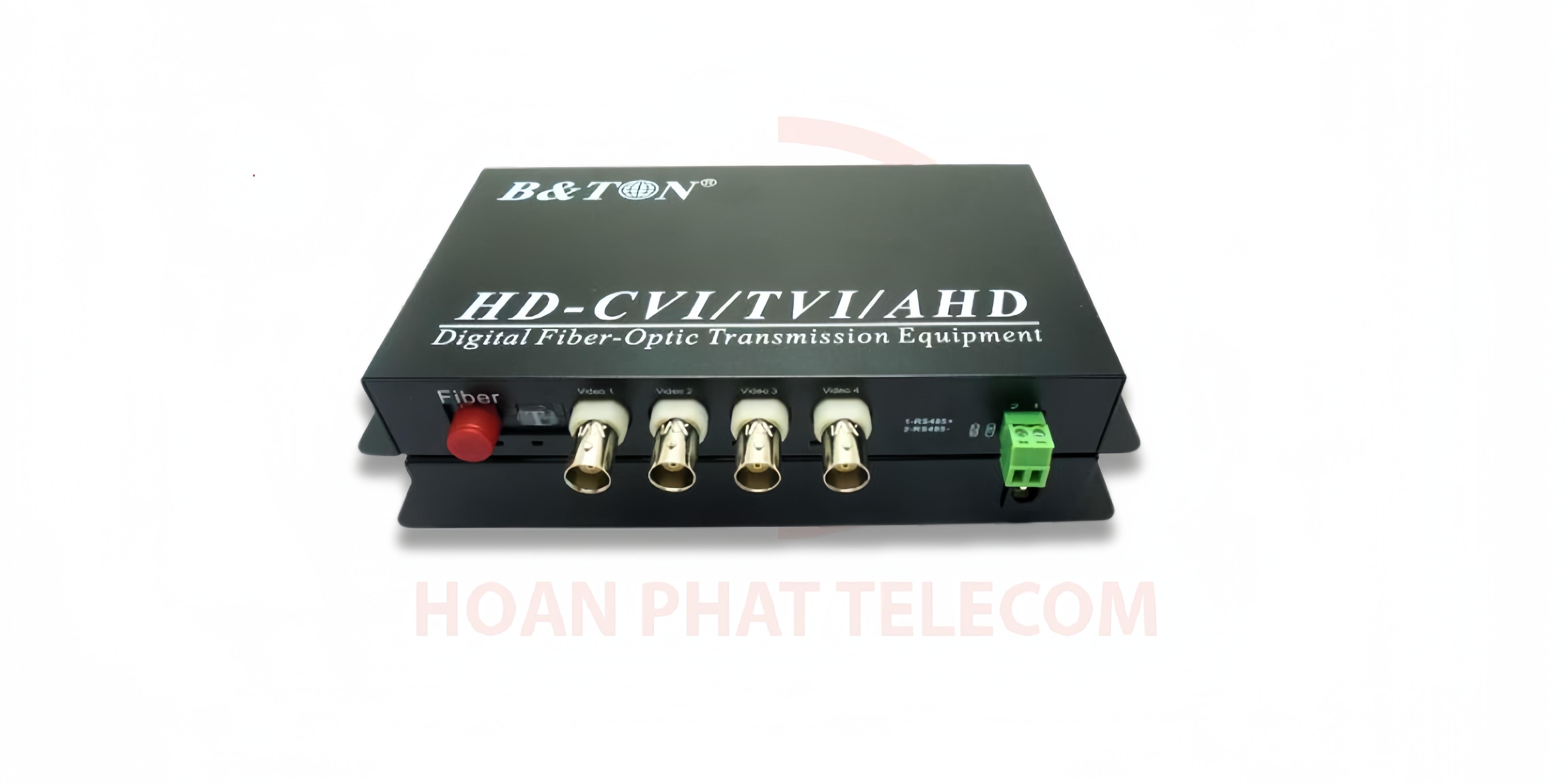 Chuyển đổi Quang-điện Video 4 kênh Converter BTON BT-HD4VF-T/R