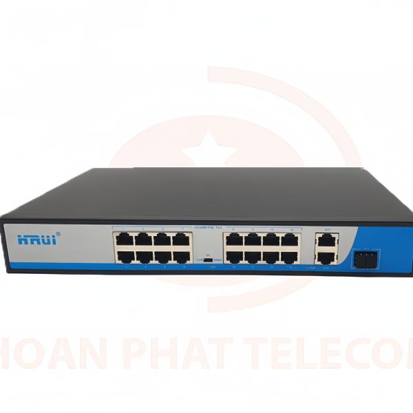 Thiết bị chuyển mạch Switch POE Model: HR902-AF-162G-300