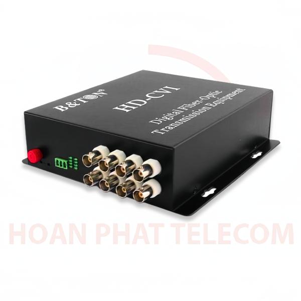 Chuyển đổi Quang-điện Video 8 kênh Converter BTON BT-HD8VF-T/R,FC