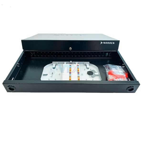 Hộp phối quang ODF 24FO lắp rack Norden 321-2LC024BK