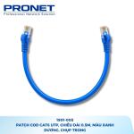 Dây Patch Cord Cat6 U/UTP PRONET 0.5M Màu Xanh Dương
