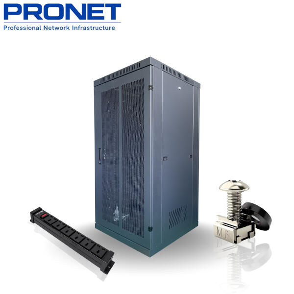 Tủ Rack 32U PR-3210D D1000 H1600xW600 PRONET Màu Đen