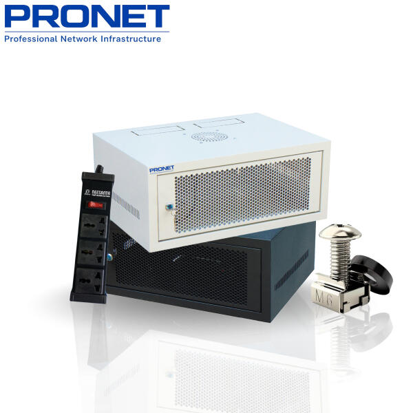 Tủ Rack Treo Tường 4U-D400 PRONET PR-0440D – Cửa Lưới