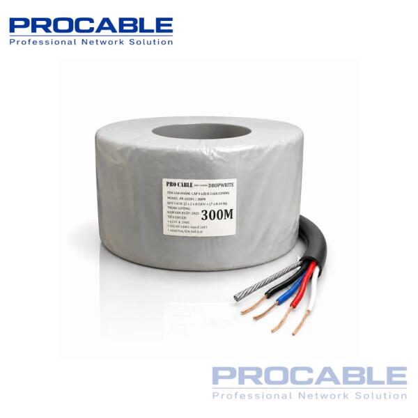 Dây Camera Dropwire 4x1x0.5 Pro Cable PR-D2201 300M