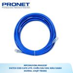 Dây nhảy mạng Cat6 U/UTP Xanh 10m PRONET