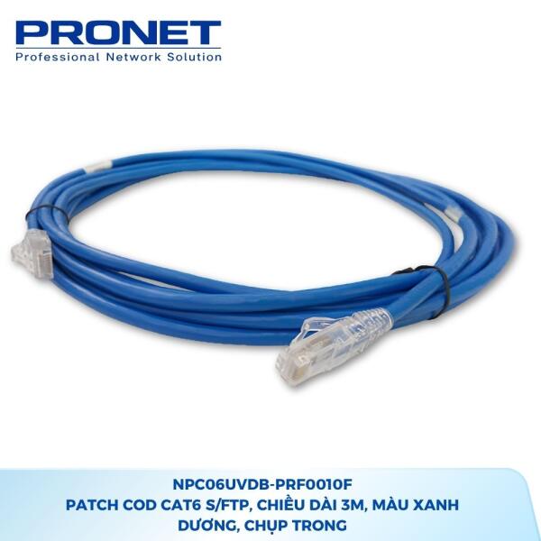 Dây nhảy mạng Cat6A S/FTP LSZH PRONET 3M