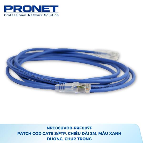 Dây nhảy mạng Cat6A S/FTP LSZH PRONET 2M