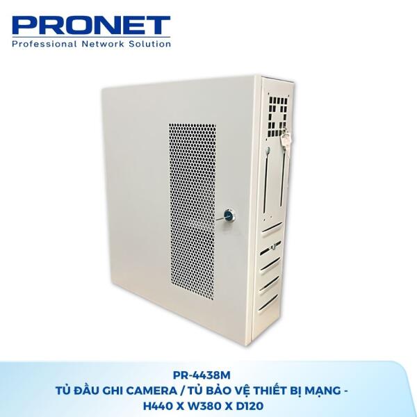 Tủ đầu ghi Camera PRONET PR-4438M 440×380×120mm