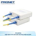 Hộp phối quang ODF 2FO PRONET PR-ODF02 Full phụ kiện SC/UPC