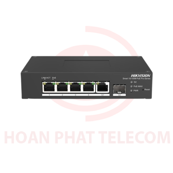 Thiết bị mạng Fast Ethernet Smart Harsh PoE Switch HIKVISION DS-3T1306P-SI/HS