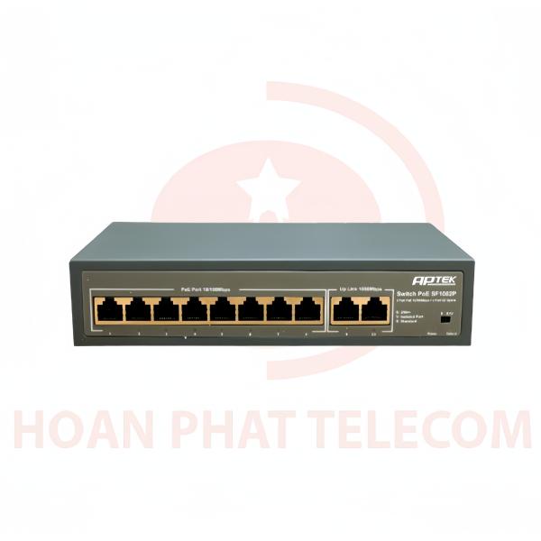 APTEK SF1082P - Switch 8 port PoE