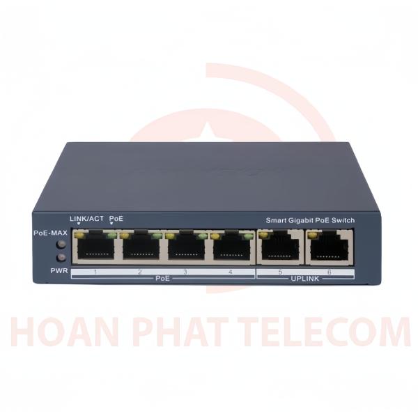 Thiết bị mạng Smart PoE Switch HIKVISION DS-3E1506P-EI