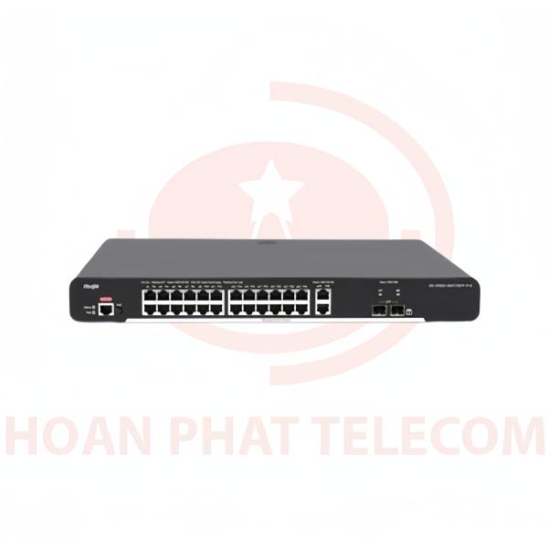 THIẾT BỊ CHUYỂN MẠCH RUIJIE XS-S1920-26GT2SFP-P-E/PoE Switch 24 Cổng 10/100/1000BASE-T