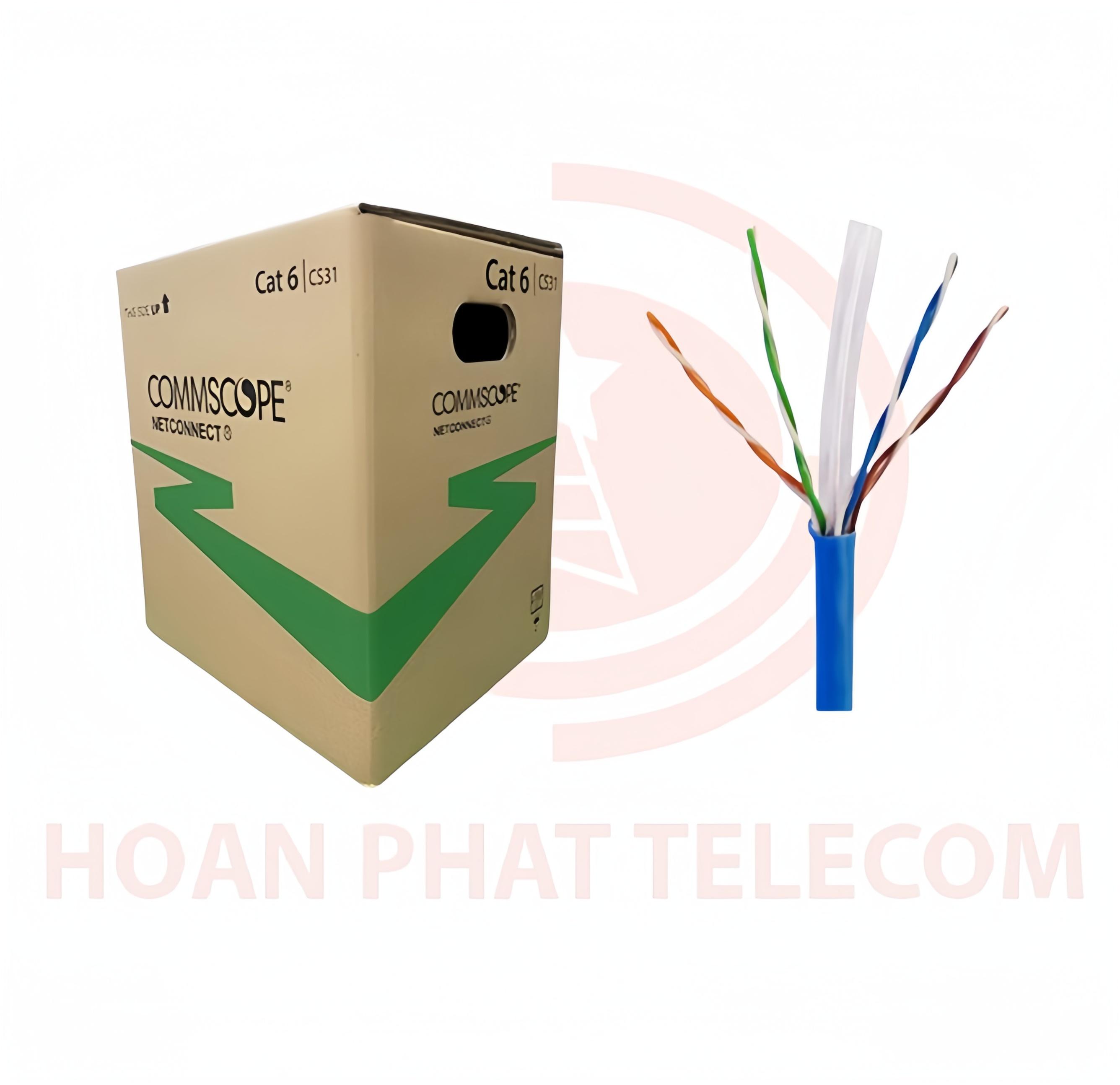 Cáp mạng Cat6 UTP CommScope chính hãng chứng chỉ CO/CQ