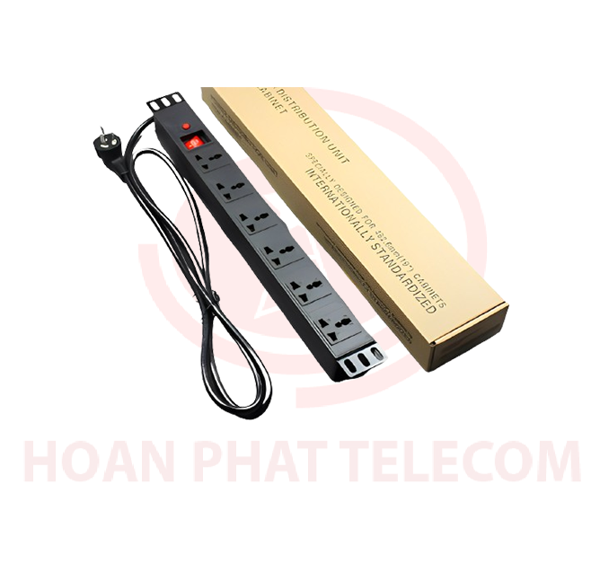 Thanh Nguồn PDU 6 Cổng, Công Tắc