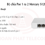 BCD - Bộ chia PoE 1 ra 2 Mercury S12P - CAMERA