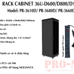 Tủ Rack 36U 19 inch PRO NET D800