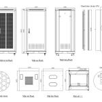 Tủ Rack 42U 19 inch PRONET D1000