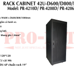 Tủ Rack 42U-D1000 Chính Hãng Giá Tốt – Lựa Chọn Số 1 Cho Hệ Thống Camera và Thiết Bị Mạng